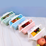 Boîte de rangement pliable en silicone pour aliments