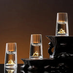 Verre à vin en forme de diamant