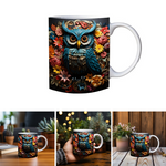 Tasse à imprimé hibou