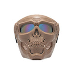 Masque de casque d'horreur de crâne