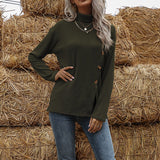 Pull en maille avec braguette boutonnée