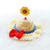 Chapeau de paille pour animaux de compagnie