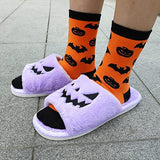 Chaussons en peluche Halloween