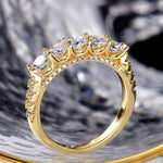 Bague à une Rangée Zircon