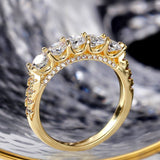 Bague à une Rangée Zircon