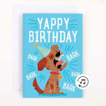 🐶🔊CARTE DE VŒUX - ABOIEMENT ANNIVERSAIRE