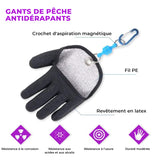 Gant antidérapant pour attraper du poisson