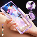 Étui de téléphone double face en verre trempé magnétique pour Samsung