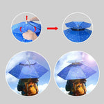 Chapeau parapluie extérieur double couche