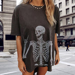 T-shirt Ample Á Imprimé