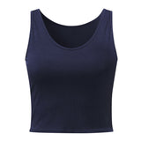 Gilet Rayé De Couleur Unie