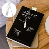 Marque-page long en acier inoxydable