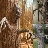Arbre Vivant Effrayant Décoration d'Halloween