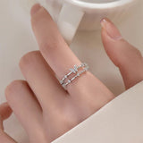 Bague de papillon en zircon