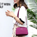 Sac à bandoulière décontracté pour femme en nylon