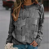 Sweat Ample à Capuche Imprimé