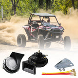 Kit de klaxon électrique pour klaxon pour voiture et moto 12 V