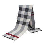 Écharpe à Carreaux en Faux Cachemire