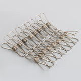 Clips en Fil d'Acier Inoxydable pour le Séchage des Vêtements