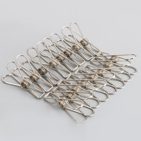 Clips en Fil d'Acier Inoxydable pour le Séchage des Vêtements