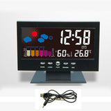 LED Contrôleur de température et d'humidité Horloge d'alarme