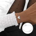 Bracelet de l'alphabet en acier inoxydable