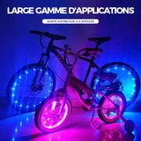 Lumières de Roue de Vélo Rechargeables
