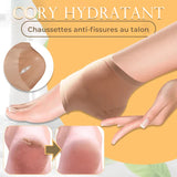 Chaussettes à talon anti-fissures hydratantes confortables