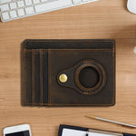 Porte-cartes en cuir Localisateur