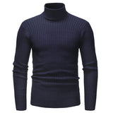 Pull à Col Roulé en Maille pour Homme