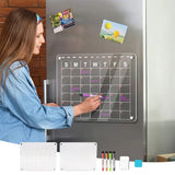 Calendrier acrylique magnétique