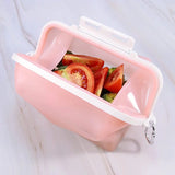 Boîte de rangement pliable en silicone pour aliments