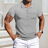 Chemise De Golf De Couleur Unie Pour Hommes