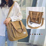 Sac Á Main Simple Pour Femme De Grande Capacité De Couleur Unie