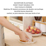 Les aliments jetables couvrent des sacs de conservation frais