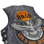 Décoration d'Horloge Murale de Moto Gilet Créatif