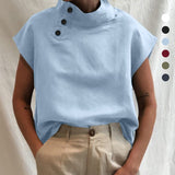 Chemise Unie à Col Slim