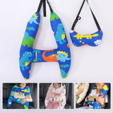 Support de tête de couchage pour voiture en forme de H