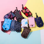Sac d'épicerie pliable et réutilisable avec porte-clés