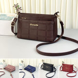 Sac de messager en cuir souple antivol de grande capacité à la mode