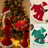 Ensemble de Cloches de Vacances Sur le Thème de Noël de Santa Baby