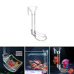 Tube d'alimentation pour aquarium