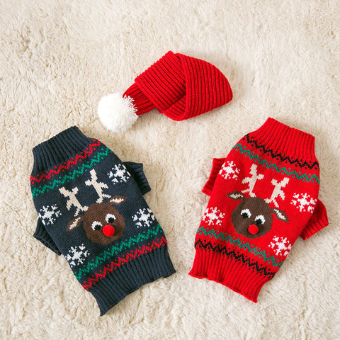 Vêtements Chauds de Noël pour Animaux de Compagnie