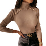 Pull Col Roulé Femme Automne-hiver