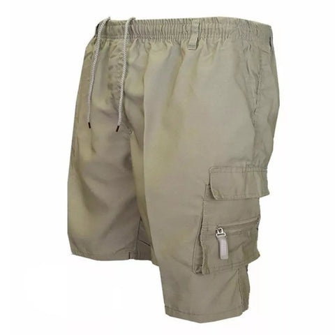 Short cargo sportif décontracté pour hommes avec plusieurs poches