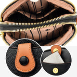 Élégant sac à bandoulière contrasté