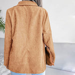 Blazer polyvalent en velours côtelé