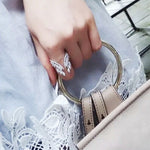 Bracelet et bague ailes d'ange