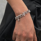 Bracelet Découpe Papillon et Étoile