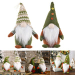 Figurine Elfe de Noël Vert Vieil Homme Sans Visage
